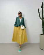 ست پانچ و دامن شلواری - 1193 - تصویر 9