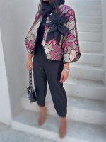 کت گلدار _ 2105 - تصویر 2