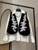 وست گلدوزی سفید 1106 - تصویر 2