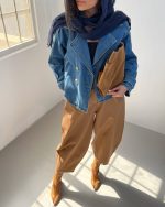 ست کت جین لیام و شلوار روبی - 1217 - تصویر 3