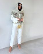 ست شومیز و شلوار و وست _ 2121