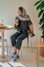 ست بارونی و شلوار - 2163 - تصویر 6