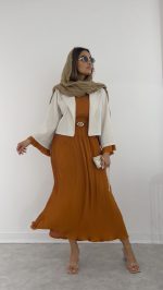 ست دامن و کت و کراپ - 2162 - تصویر 5