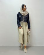 ست کت و دامن شلواری - 2159 - تصویر 3