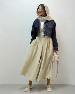 ست کت و دامن شلواری - 2159 - تصویر 2