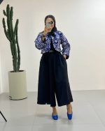 کت و دامن شلواری - 1156