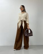 ست شومیز و شلوار - 1160 - تصویر 5