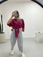 ست شومیز و شلوار و وست - 1164 - تصویر 2