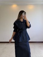 مانتو جین کمردار - 2226