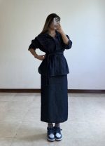 مانتو جین کمردار - 2226 - تصویر 2