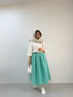 ست شومیز و دامن - 1195 - تصویر 4