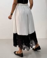 ست کت و دامن شلواری ژان - 1192 - تصویر 4