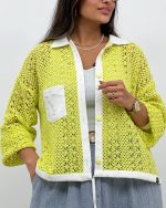 بامبر جکت قلاب بافی _ 1192 - تصویر 3