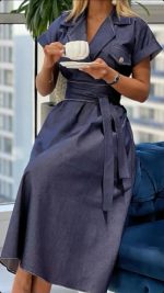 پیراهن جین -2280 - تصویر 3