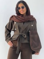 ست ترنچ کت دیفن و شلوار امکو - 1239 - تصویر 11