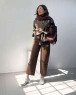 ست ترنچ کت دیفن و شلوار امکو - 1239 - تصویر 8